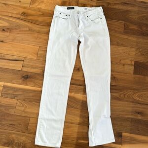 J crew white jeans